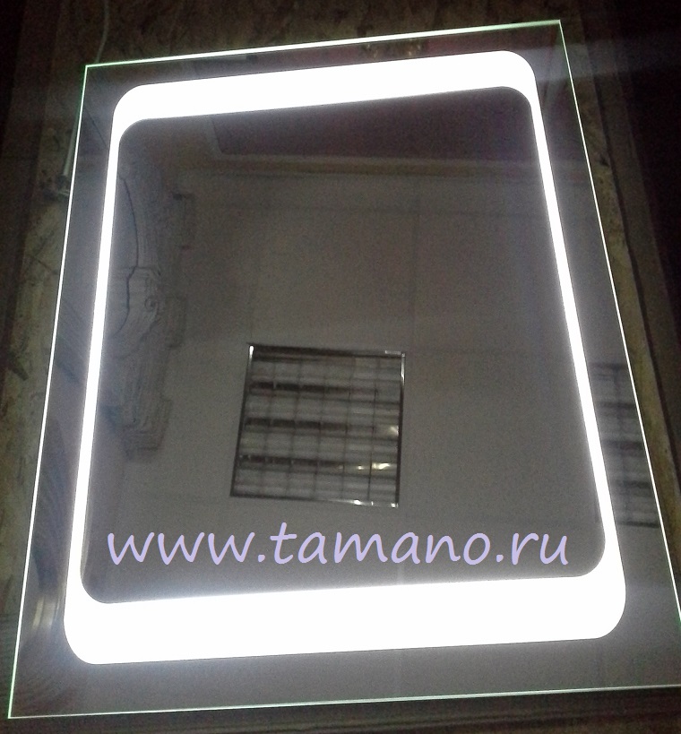 Зеркало с подсветкой любого размера на заказ ZS44 Экран