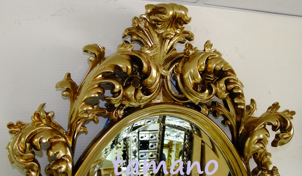 Зеркало овальное, арт. 205 Овьедо, золото, 97см х 68см смотреть фото рамы.JPG