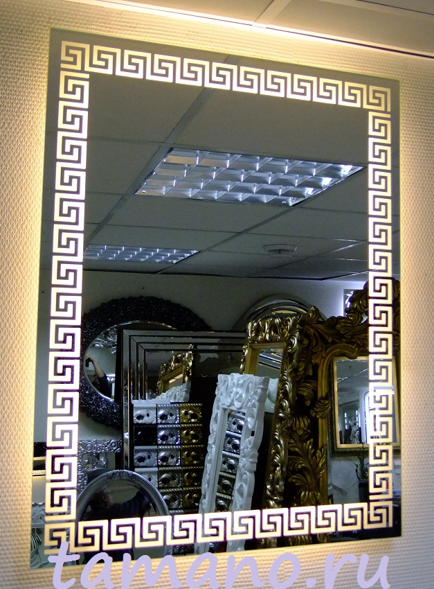 Зеркало с тёплой подсветкой Версаче S807T, ширина 600мм высота 800мм.JPG