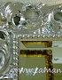 Зеркало интерьерное в резной раме, арт. Л12005, Мэри, серебро, 75см х 165см