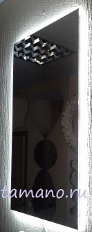 Зеркало с боковой подсветкой по периметру, арт. ZS207 Эмбилайт