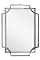 KFE1150/1 Зеркало в стальной раме цвет хром 78*108см