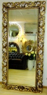 Зеркало в раме Монако чернёное золото, 95см х 192см
