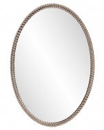 Овальное зеркало Джанет серебро
