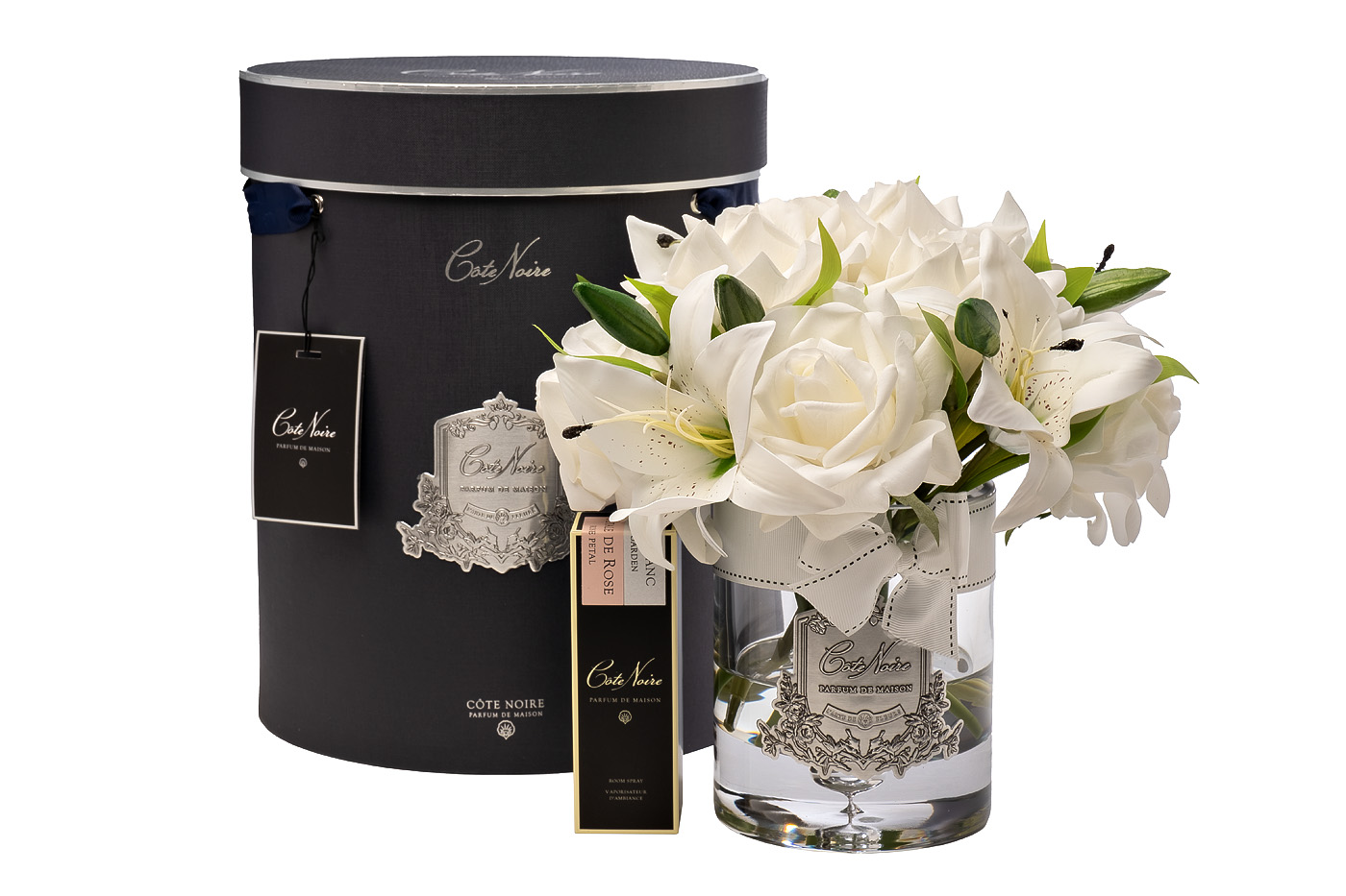 96СN-00001 Диффузор Roses&LIlies white, спрей White Gardenia+Rose Petal 2*10ml в упак.