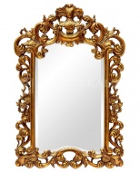 Зеркало интерьерное, арт. А115 Богема, состаренное золото, 61см х 92см