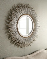 Круглое настенное зеркало Ларс 