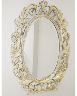 Зеркало интерьерное в резной раме, арт. 129 Гойя, прованс, 75см х 110см