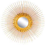 Зеркало - Солнце настенное в металлической раме, арт. 19-ОА-5657-1