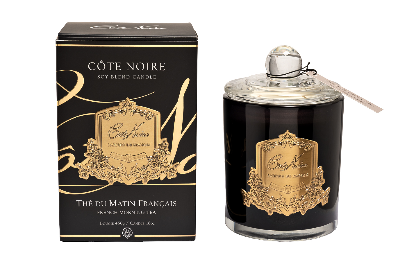 96СN45101 Свеча ароматическая French Morning Tea в стакане в упаковке 450 гр.