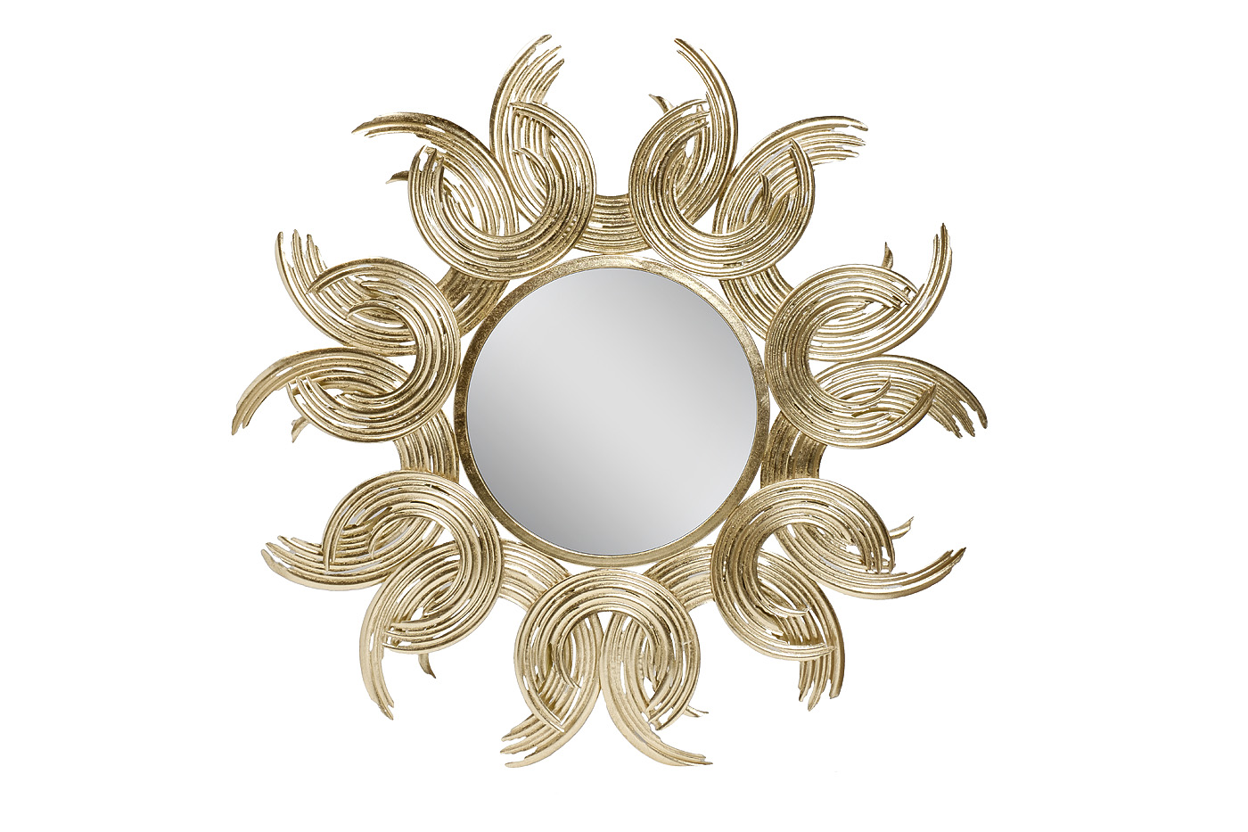 37SM-1933 Зеркало декоративное "Солнце" 96.5*95.9*3.8; d37см