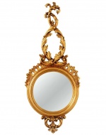 Интерьерное зеркало в раме Лиана золото, 47см х 110см