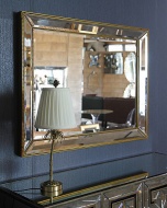 Зеркало венецианское, Франсческо, золото, 90см х 120см