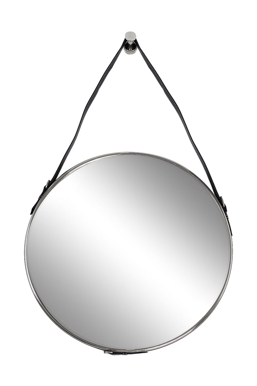 79MAL-9190-116NI Зеркало на подвесе рама металл. цвет хром d61см