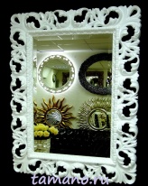 Интерьерные зеркала в белых рамах и рамах стиля Прованс