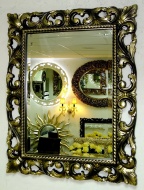 Зеркало в резной раме Мэри бронза, 75см х 95см