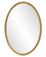 Овальное зеркало Джанет золото
