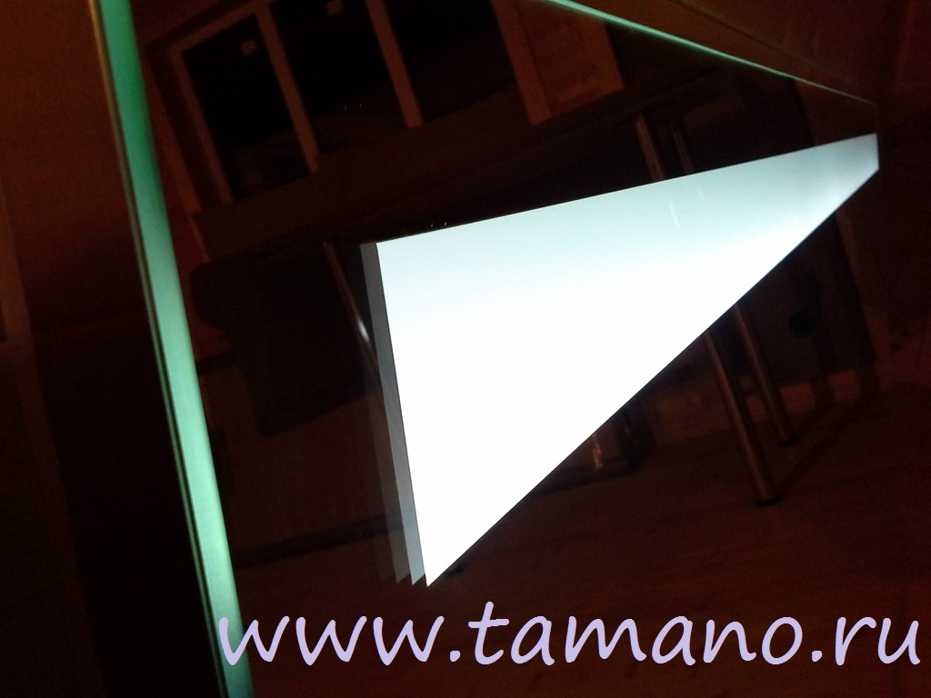 Зеркало с подсветкой любого размера на заказ арт. П54-2