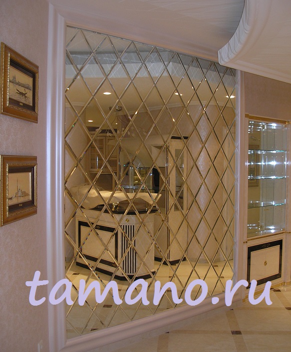 Зеркальное панно индивидуального размера на заказ Тамано.ру.JPG
