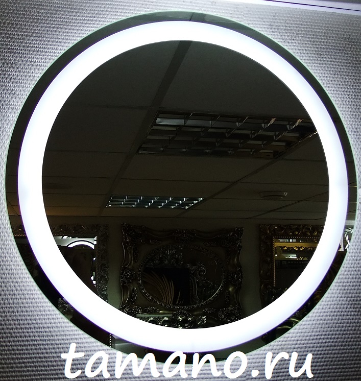 Купить в интернете с доставкой круглое зеркало с подсветкой