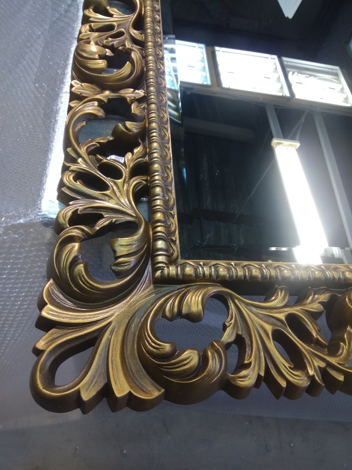 Большое настенно напольное зеркало в шикарной резной раме Милан бронза фото багета.jpg