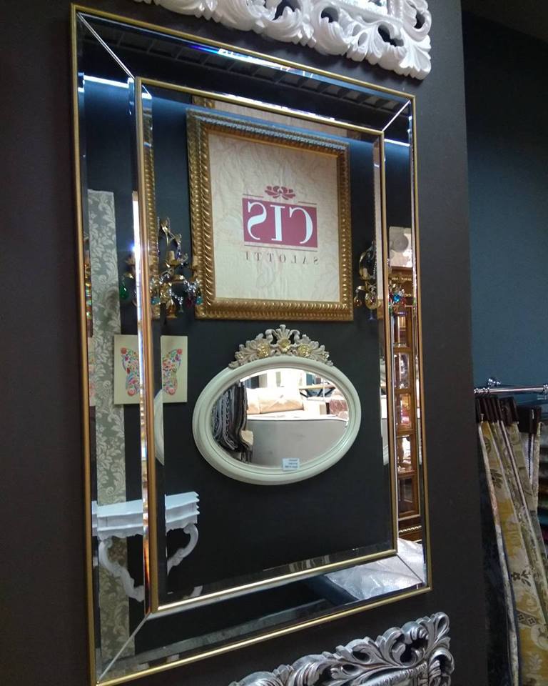 Купить в Санкт-Петербурге Зеркало в золотой зеркальной раме Пассаж в Тамано.ру