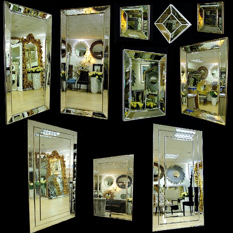 Зеркала в зеркальных рамах любого индивидуального размера и цвета на заказ в Тамано.ру