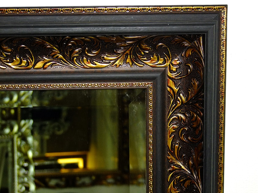 Зеркало интерьерное в багетной раме, арт. Л1567, 83см х 167см фото рамы