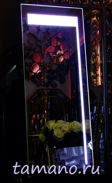 Зеркало со светодиодной подсветкой LED12V Полуарка.JPG