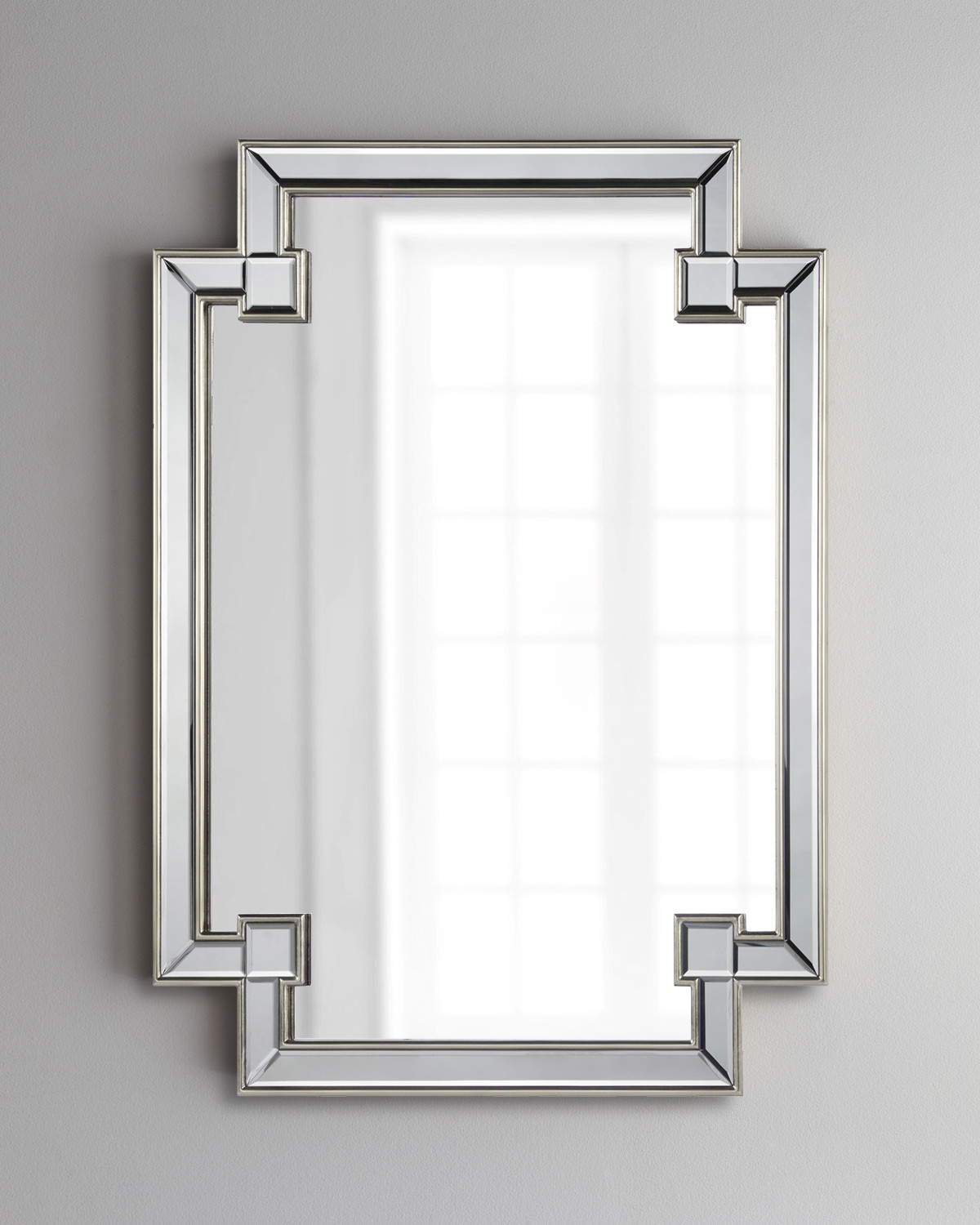 в Тамано.ру выгодно купить Зеркало в зеркальном обрамлении Честер серебро, 75см х 100см