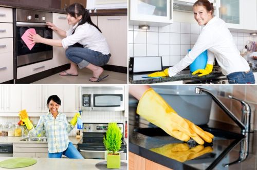 Уборка на кухне