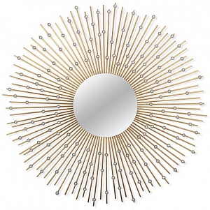 Зеркало - Солнце в металлической раме Рейндропс арт. МН2316ВS