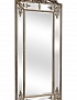 Напольное зеркало в серебряной раме Паоло, 92см х 200см