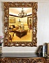 Зеркало в резной раме Оксфорд золото, 90см х 120см