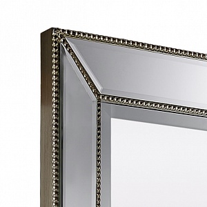 Зеркало в зеркальной раме Франко серебро, 90см х 120см