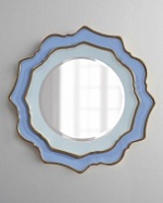 Интерьерное зеркало Дороти, 79см х 79см голубой