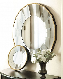 Круглое венецианское зеркало Моррис
