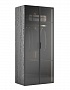 140SA-133BL-ST Шкаф двухдверный с выдвижными ящиками цвет черный, дверцы стеклянные