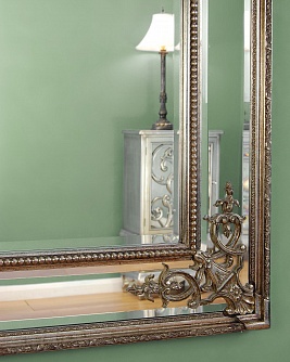 Зеркало напольное в раме Павло, серебро, 200см х 94см