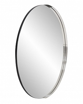Серебряное настенное зеркало “Хамбл”