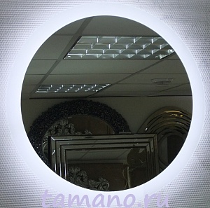 Круглое зеркало с внутренней посветкой индивидуального размера на заказ, ZS216 Круг