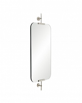 Серебряное настенное зеркало “Линарес”