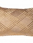 70SW-20793 Подушка с вышивкой "Ромбы" коричневая 40*60см