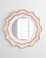 Интерьерное зеркало Дороти, 79см х 79см розовый
