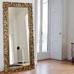 Зеркало в раме, Милан чернёное золото, 84см х 187см