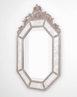 Зеркало в раме "Лидс" Florentine Silver/19