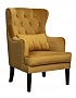 Кресло Rimini велюр горчичный Colton 022-ORANG 74*84*104см с подушкой