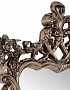 Зеркало интерьерное в раме, арт. А002 Флорет серебро, 76см х 123см