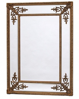 Зеркало интерьерное в раме Оливер золото, 90см х 120см
