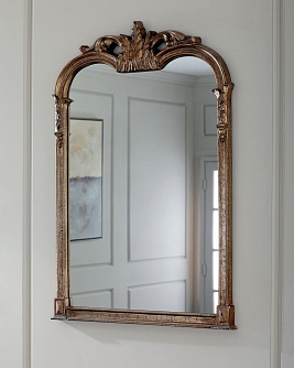 Интерьерное зеркало Жером античное золото